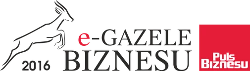 Wyróżnienie e-Gazele Biznesu 2016 dziennika „Puls Biznesu”