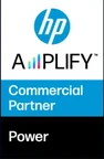 Odznaka HP Amplify Commercial Partner Power – program partnerski HP